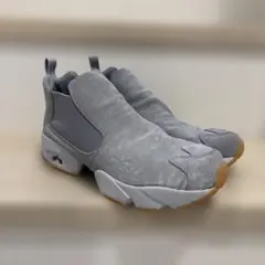 リーボック　チェルシー　グレー スエード スリッポン　 スニーカー　23.5