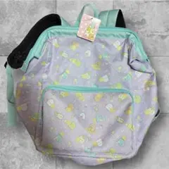 すみっコぐらし リュックサック 遠足 保育園 幼稚園 通園バッグ パープル 新品のサムネイル