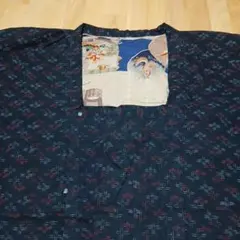 み*ん様 古布【絣】⑮ 昔の着物　道行　木綿生地　ハンドメイド　リメイク素材