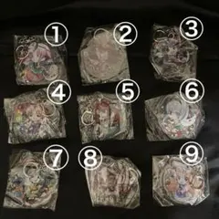 アクリルキーホルダー　東方Project ９個