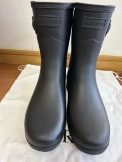 【即発送】新品未使用　HUNTER ハンター　レインブーツ　23cm 黒