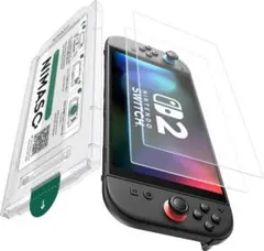 NIMASO Switch2 ガラスフィルム アンチグレア 2枚
