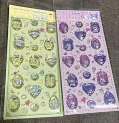 サンリオ　ストーンシール　クロミ&マイメロ、シナモロール&ポムポムプリン　2枚