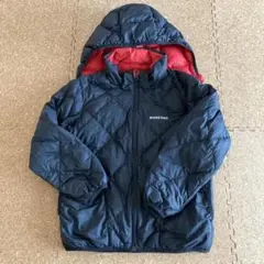 mont-bell パウダーステップジャケットキッズ スキーウェア 130 紺色