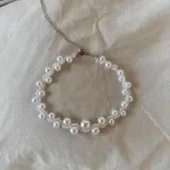パールビーズ チョーカー