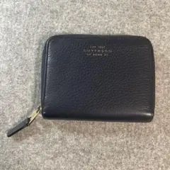 【SMYTHSON】コインケース カードスマイソン レザー　バーリントンネイビー