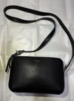 Paul Smith ブラックレザー ミニショルダーバッグ