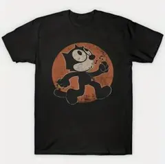 フェリックス・ザ・キャット Tシャツ 黒