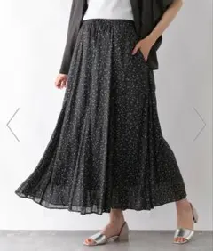 グローバルワーク　エアリーリラックスフレアすかート