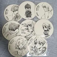 帝襟アンリ　絵心甚八　ブルロ　コースター