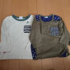 ラグマート他 ロンT・七分丈２枚セット 90−100cm