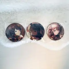 プロセカ グリッター缶バッジ 28c 3個セット