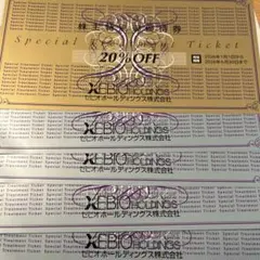 ゼビオ株主優待券 10%4枚・20% OFF 1枚セット