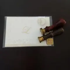 エルバン　シーリングスタンプ　L　イニシャル　ヘッド　Herbin