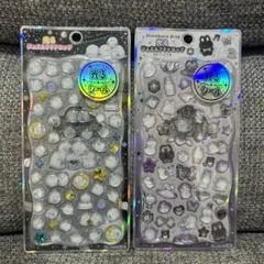 正規品　光るジュエルプチドロップ　ストーンつき　シマエナガ　しろくろドロップ