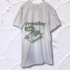 ギルダン Tシャツ クルーネック 半袖 家プリント XS 白緑 綿 アメカジのサムネイル