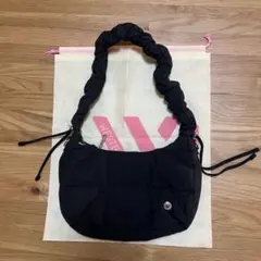 2way キルティングバッグ 黒