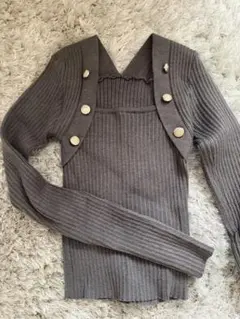 SHEIN 長袖 グレー 冬服 スナ系 完売品 Dazy