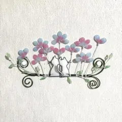 ワイヤークラフト ワイヤーアート ウサギ 蝶々 - メルカリ