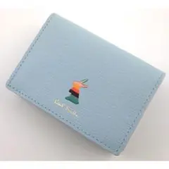 ☆数量限定☆未使用品箱なし☆ポールスミス 人気3つ折り財布 サックスブルー☆のサムネイル