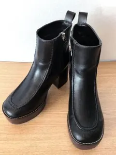 JEANASIS　厚盛 ショートブーツ ブラックのサムネイル