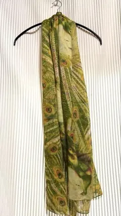 【未使用】　goa ゴア　孔雀柄　ストール