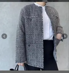 美品 cygne シーニュ ツイードトップス Romane 完売 人気 - メルカリ