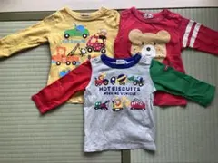 ホットビスケッツ Tシャツ 3枚セット　ミキハウス