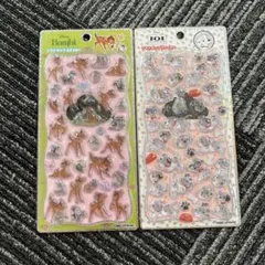 プチドロップステッカー　ディズニー　新作　101 バンビ　２枚セット　正規品