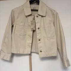 無印良品 MUJI 木の実から作ったカポック混シャツジャケット 生成 S
