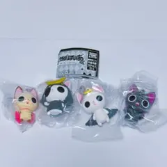 ラバFig. にゃんぱいあ 全4種 コンプリートセット フルコンプセット ガチャ