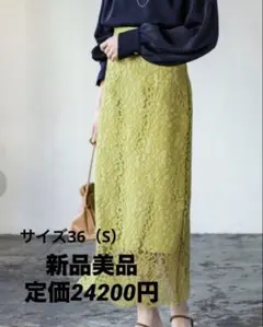 こころ様専用 NOBLE リバーレースIラインスカート グリーン 32 - メルカリ
