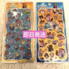 国内正規品　ズートピア プチドロップズートピアシール 2パックセット