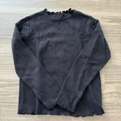 GU リブメロー長袖カットソー 130cm