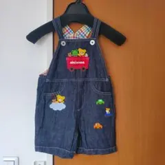 mikiHOUSE デニムオーバーオール