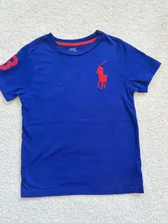 美品Polo Ralph Lauren ビッグポニー　Tシャツ 120cm 青