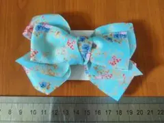 花柄リボンヘアアクセサリー