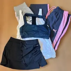 【サイズ違い:まとめ売り】スポーツウェア ・PUMA ・リーボック 5点セット