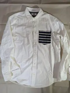 古着 TOMMY JEANS ホワイトシャツ XL