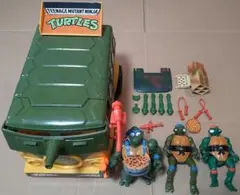 ミュータント・タートルズ　パーティーワゴン　フィギュア　タートルキャリアーパーツ
