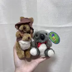 カンガルーとコアラのぬいぐるみ オーストラリア
