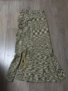 SLY CONNECTING COLOR KNIT スカート