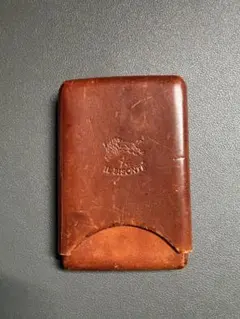 IL BISONTE ブラウンレザー名刺入れ