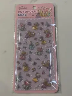プリンセス　ディズニー　ぷくぷくシール