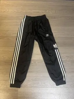 【美品】adidas メンズ 3D トレフォイル 3 ストライプ トラックパンツ