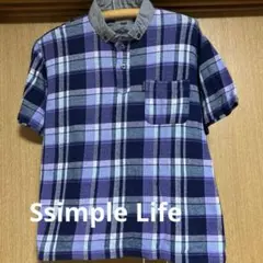 simple Life 半袖ポロシャツ　L size