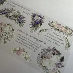 QY様 マスキングテープ　petテープ　コラージュ　1ループ　海外マステ　英字