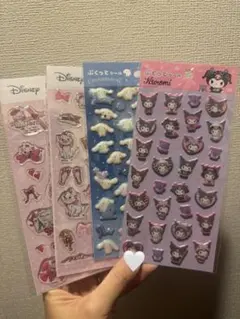 【正規品】シナモロール・クロミ・マリーシール４シートセット