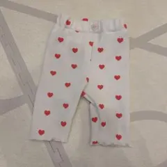 バースデイ Cottoli コトリ ハート柄7部丈パンツ