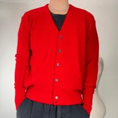 USA製 70s ヴィンテージ VAN HEUSEN アクリルニットカーディガンのサムネイル